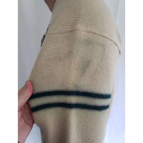 50s/60s High School Wool Sweater - Picture 4 of 7